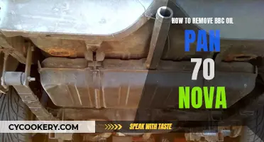 Removing BBC Oil Pan from a 70 Nova: Step-by-Step Guide