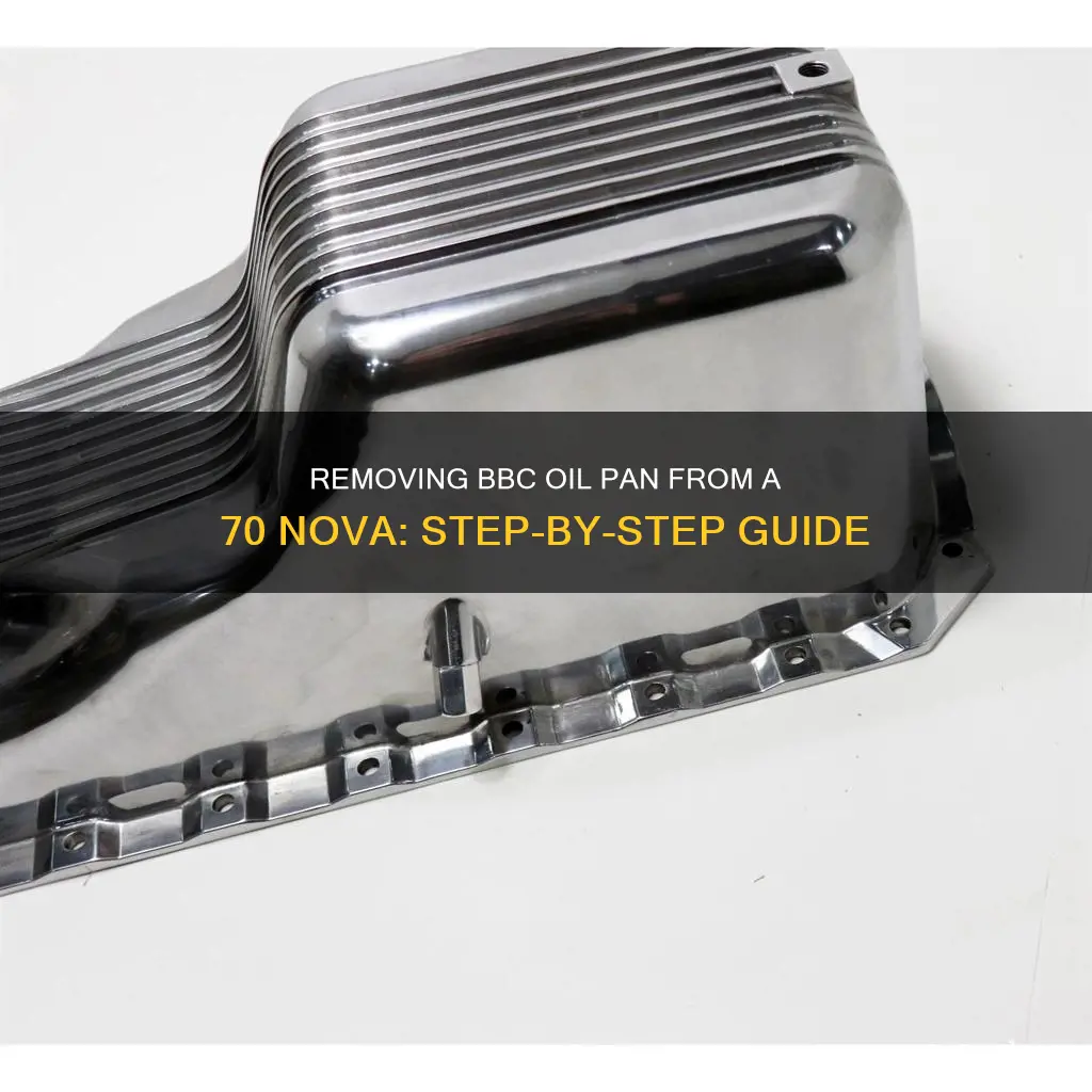 how to remove bbc oil pan 70 nova