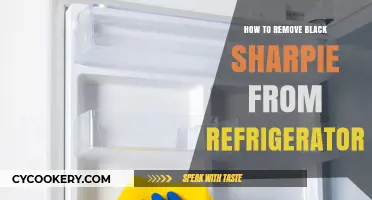 Quick Fixes: Removing Black Sharpie Marks from Your Refrigerator