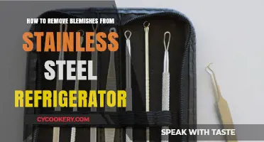 Stainless Steel Rescue: Erasing Blemishes from Your Fridge