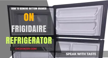 Easy Steps to Remove the Bottom Drawer on Your Frigidaire Fridge