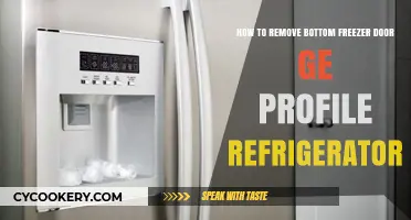 Easy Steps to Remove Your GE Profile Bottom Freezer Door