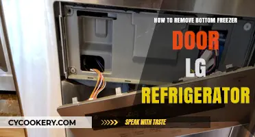 Easy Steps to Remove Your LG Bottom Freezer Door