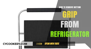 Easy Steps to Remove Your Refrigerator's Bottom Grip Safely