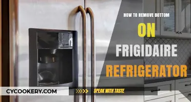 Easy Steps to Remove Bottom Panel on Frigidaire Refrigerator