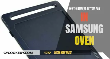 Removing the Bottom Pan in Your Samsung Oven: A Step-by-Step Guide