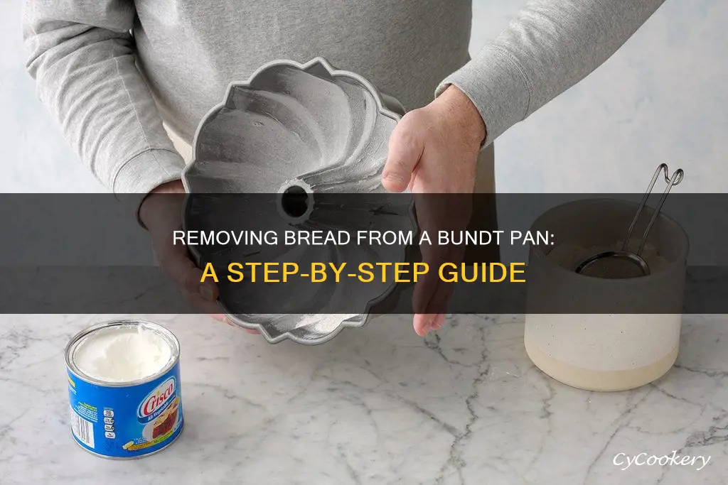 how to remove bread from bundt pan