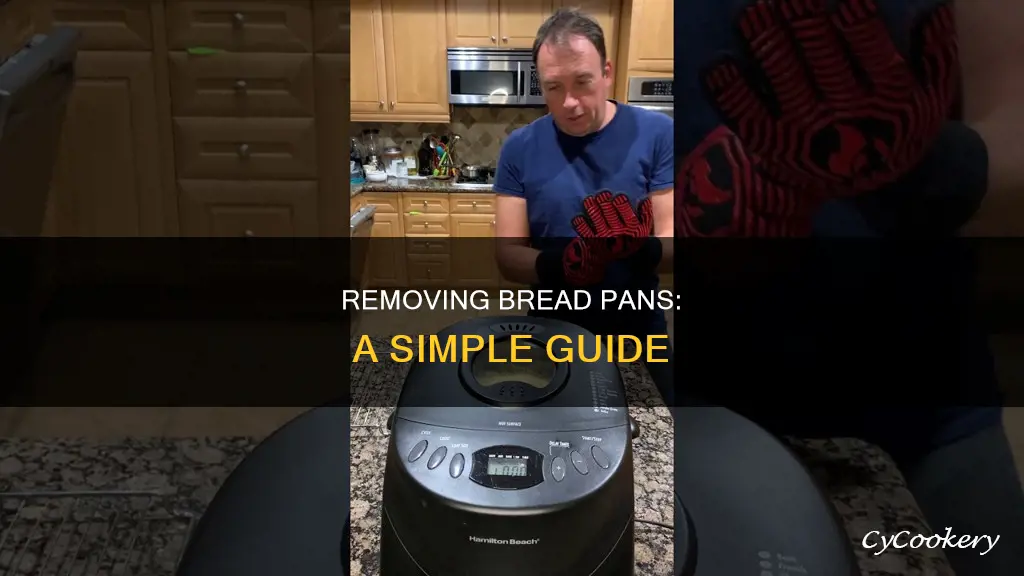 how to remove bread pan from foid network breadnajer