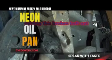 Removing Broken Bolt from Dodge Neon Oil Pan