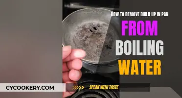 Removing Mineral Build-Up: Boiling Water Pans