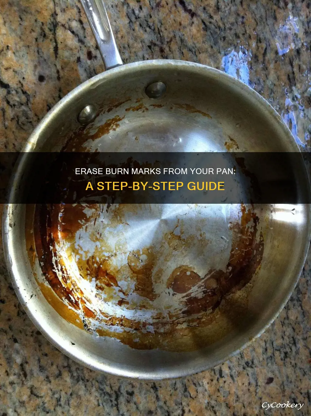 how to remove burn marks from pan