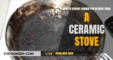 Ceramic Stove Savior: Removing Stubborn Burned-on Pan Residue