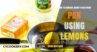 Lemon Magic: Effortlessly Remove Burnt Food from Your Pan