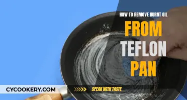 Removing Burnt Oil from Teflon Pans: Quick and Easy Guide