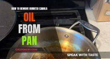 Removing Canola Oil Burns: Restoring Your Pan