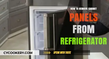 Easy Steps to Remove Cabinet Panels from Your Refrigerator