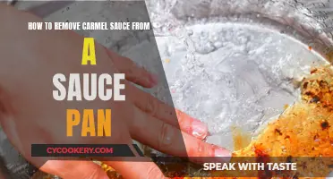 Easy Cleanup: Removing Caramel Sauce from Saucepan