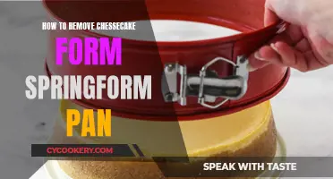 Unmolding Cheesecakes: Springform Pan Removal Tips