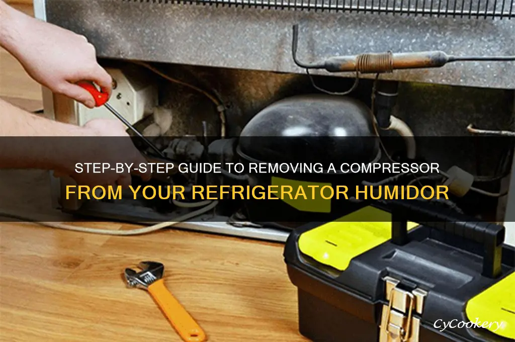 how to remove compressor from refrigerator humidor