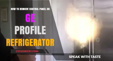 Streamline Your GE Profile Refrigerator: Removing the Control Panel