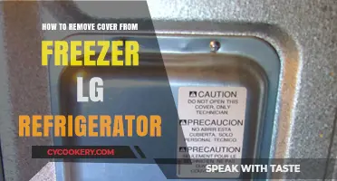 Easy Guide to Removing the Cover from Your LG Freezer Refrigerator