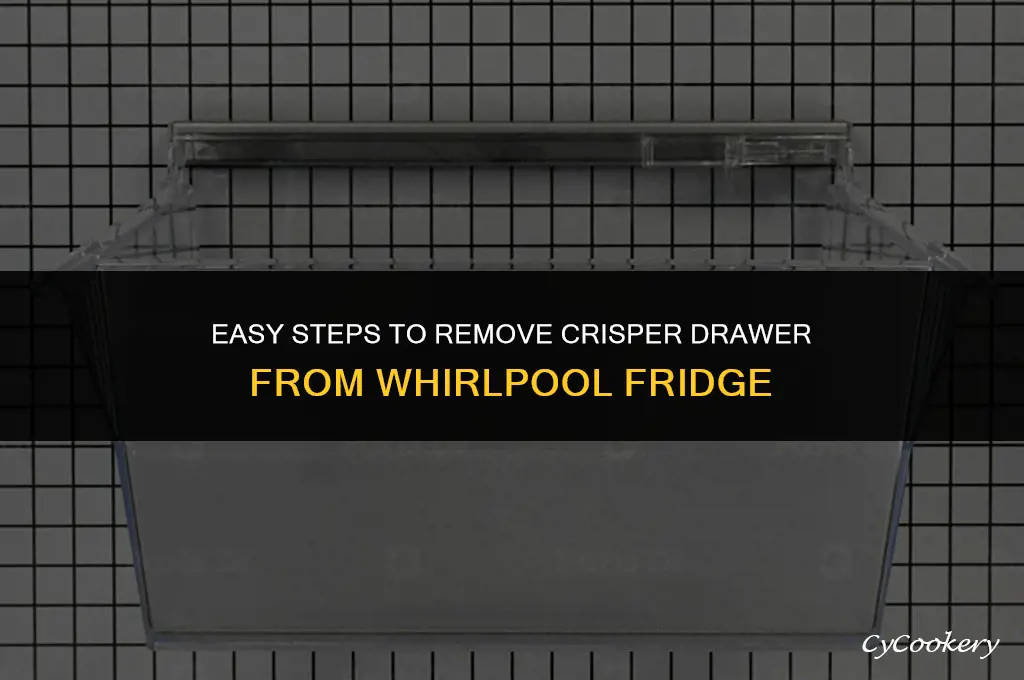 how to remove crisper drawer from whirlpool refrigerator