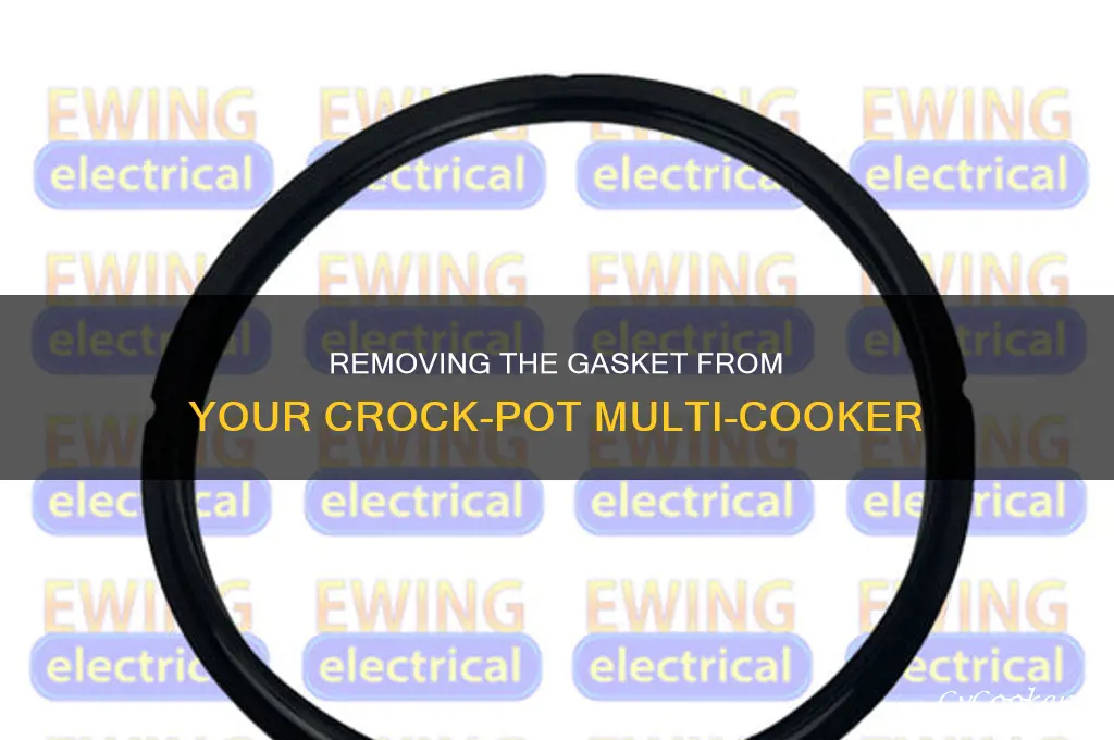 how to remove crock pot multi cooker gasket