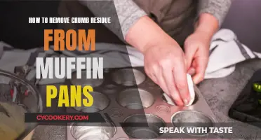 Easy Cleaning: Removing Crumb Residue from Muffin Pans