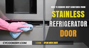 Effortlessly Restore Your Stainless Steel Fridge: Removing Deep Scratches