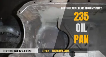 Removing Dents from Your Chevy 235 Oil Pan