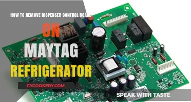 Easy Guide: Removing the Dispenser Control Board on Your Maytag Fridge