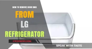 Easy Guide: Removing Door Bins from Your LG Refrigerator