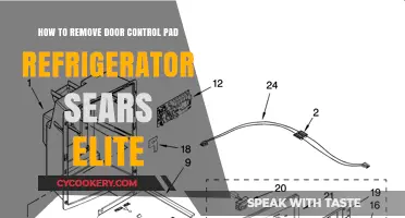 Easy Steps to Remove Door Control Pad on Sears Elite Refrigerator