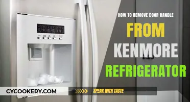 Easy Steps to Remove Your Kenmore Refrigerator Door Handle