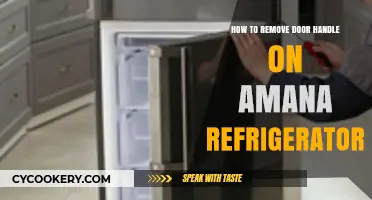 Easy Guide: Removing Door Handle on Amana Refrigerator