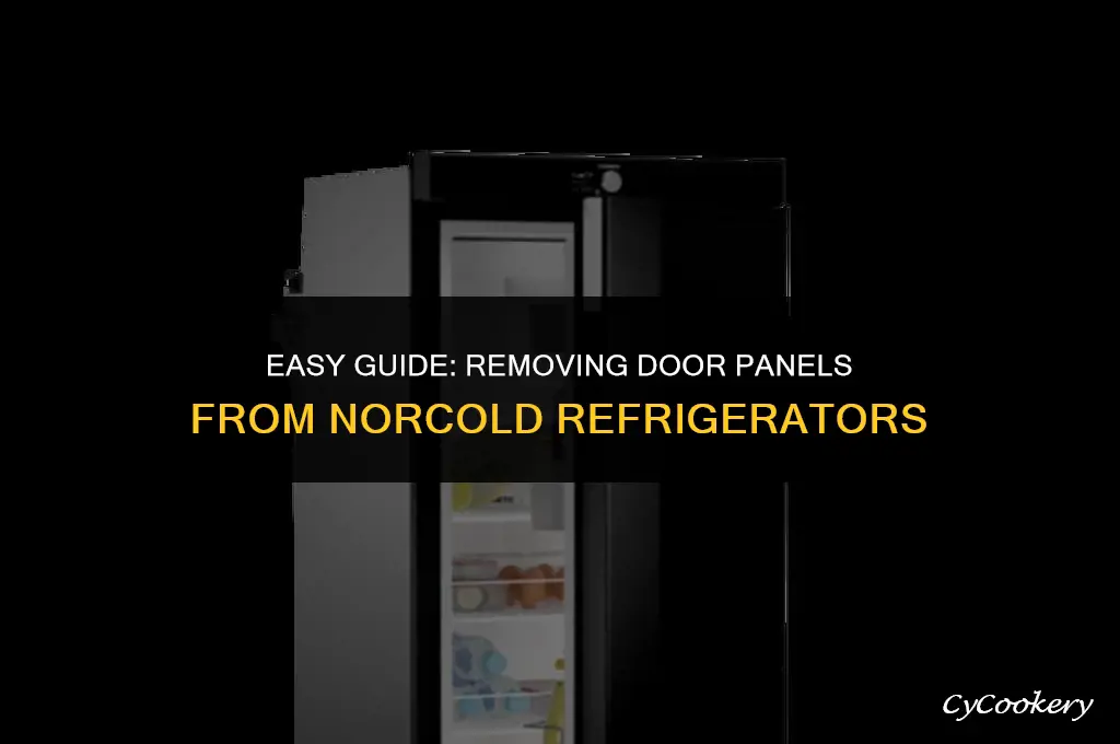 how to remove door panels from a norcold refrigerator