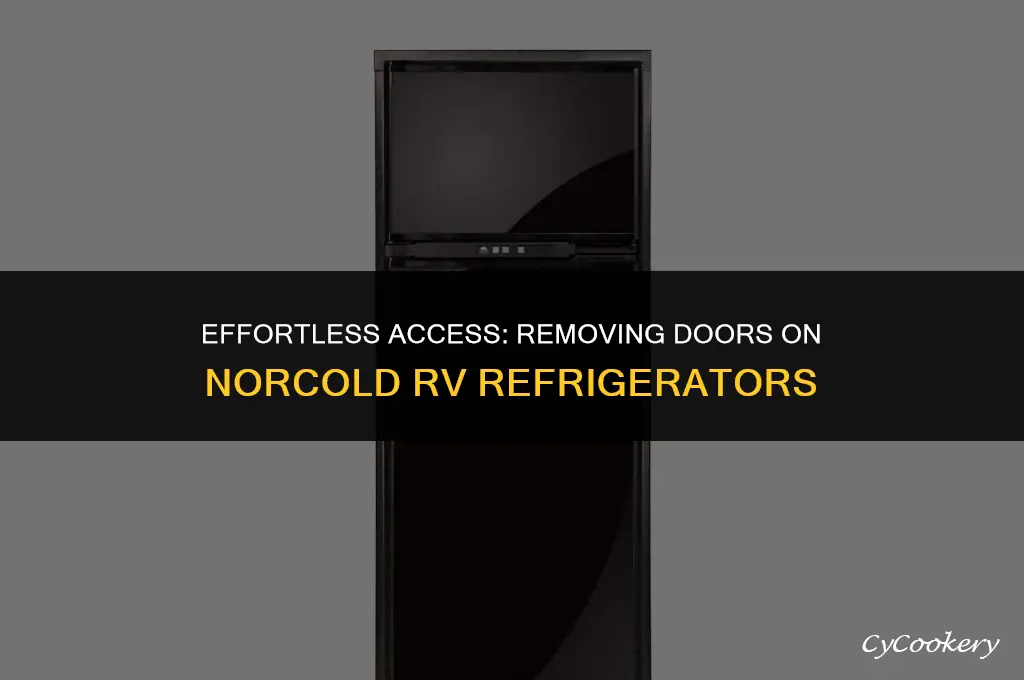 how to remove doors on norcold rv refrigerator