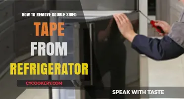 Effortless Removal: Double-Sided Tape from Your Fridge