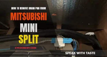 Removing Drain Pan from Mitsubishi Mini Split: Step-by-Step Guide