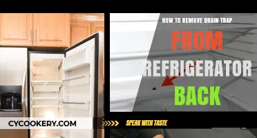 Unclogging Your Fridge: A Guide to Removing Drain Traps