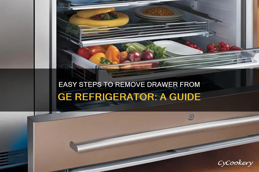 how to remove drawer from ge refrigerator