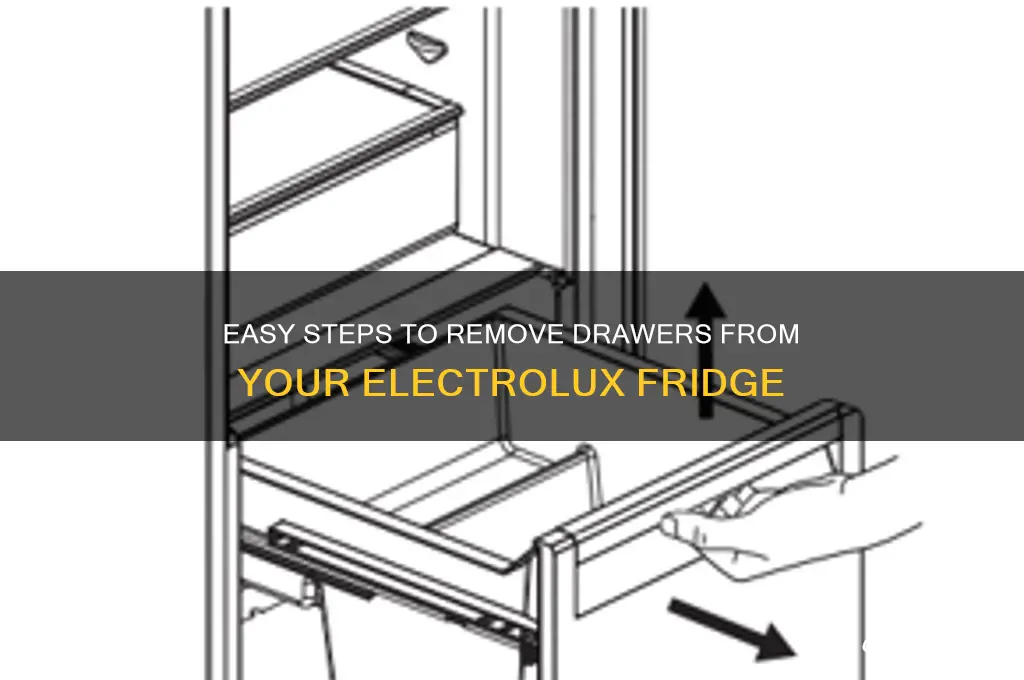 how to remove drawers from electrolux refrigerator