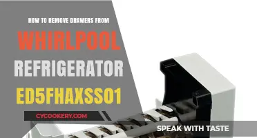 Easy Steps to Remove Drawers from Whirlpool ED5FHAXSS01 Refrigerator
