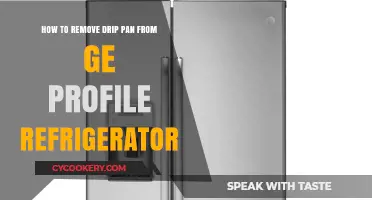 Easy Steps to Remove Drip Pan from GE Profile Refrigerator