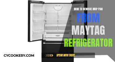 Removing the Drip Pan from Your Maytag Fridge