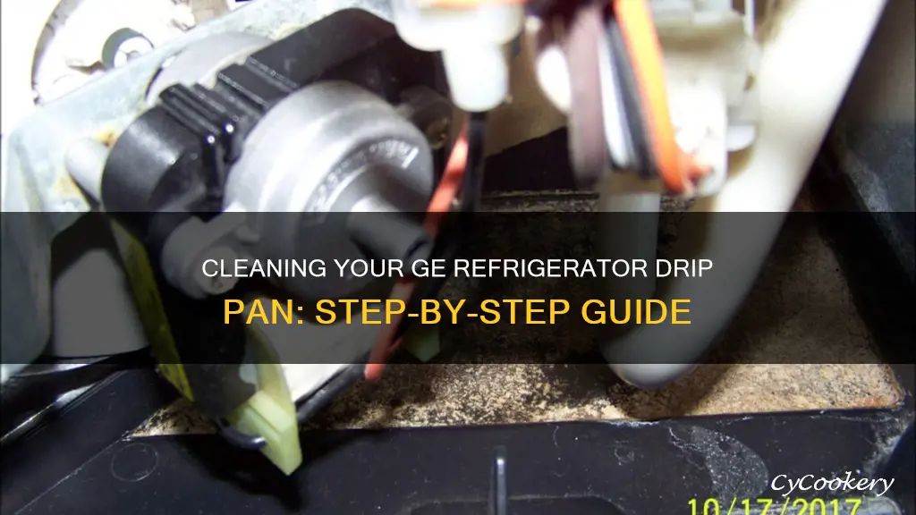 how to remove drip pan ge refrigerator model dfe29jsdass