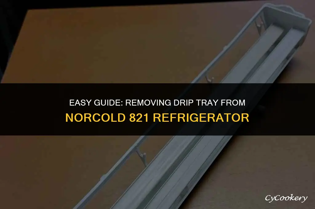 how to remove drip tray from 821 norcold refrigerator