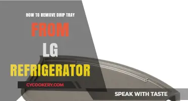Easy Guide: Removing the Drip Tray from Your LG Refrigerator