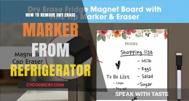 Erasing the Evidence: A Guide to Removing Dry Erase Marker from Your Fridge