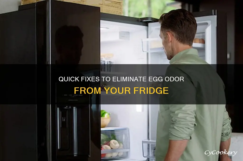 how to remove egg smell from refrigerator